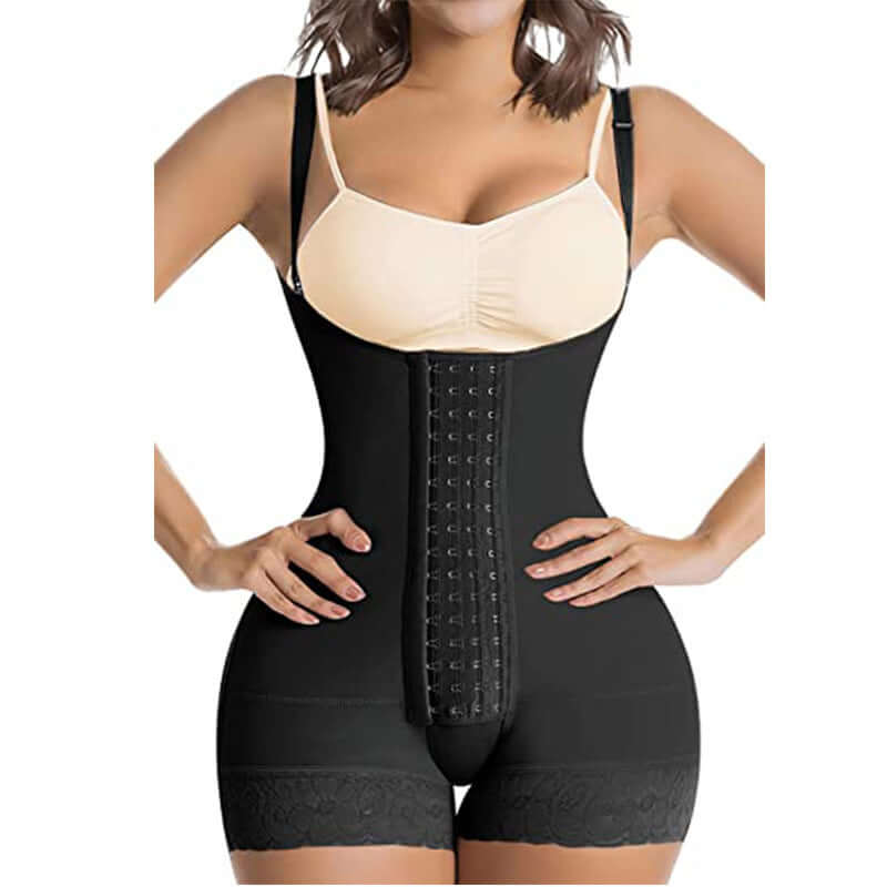 Four-Breast Elastic Corset made of organic cotton. Offers a relaxed fit with breathable material. Ideal for comfort and support.